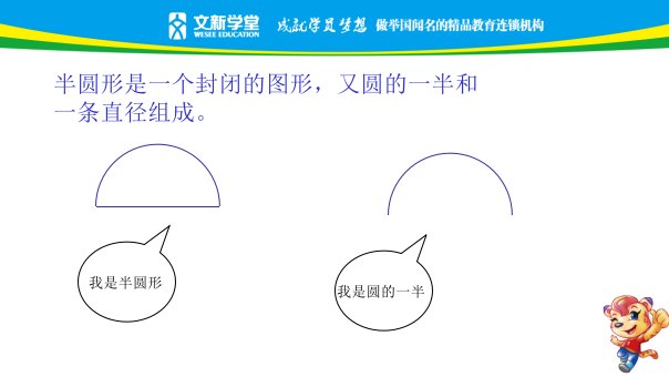 半圆形和圆的一半PPT讲座