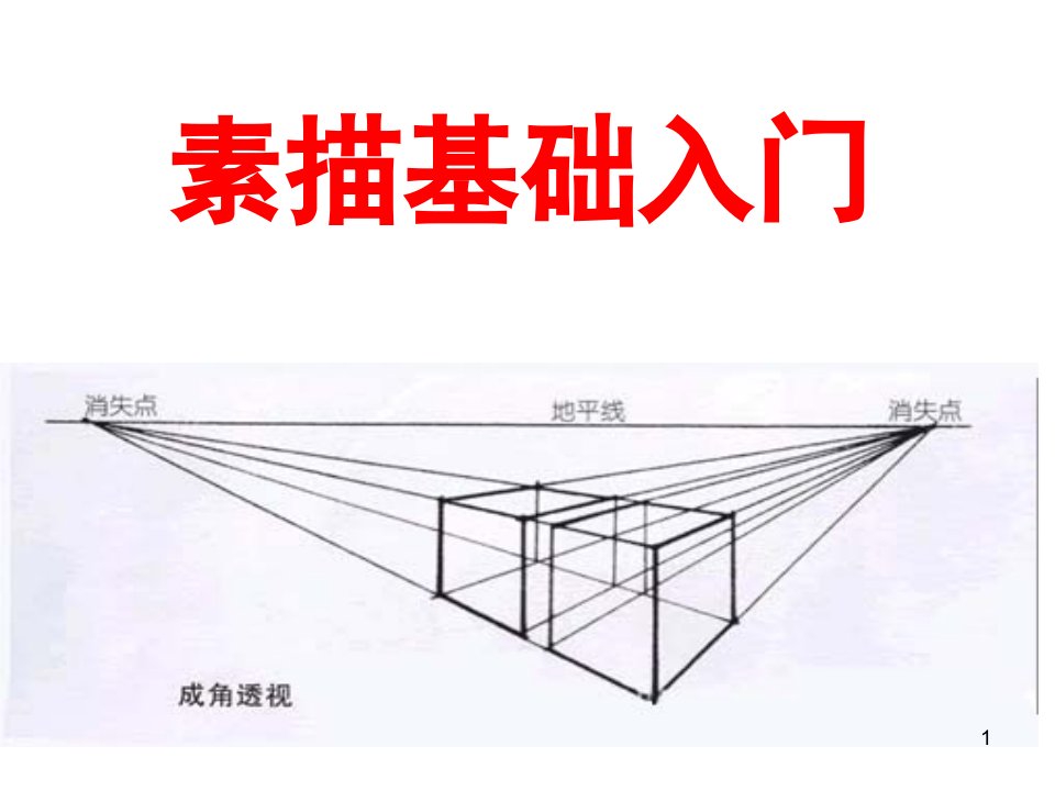 素描基础知识入门课件