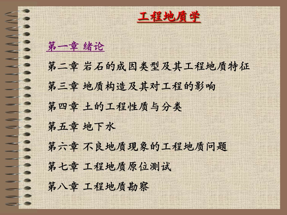 工程地质学-课件（PPT·精·选）