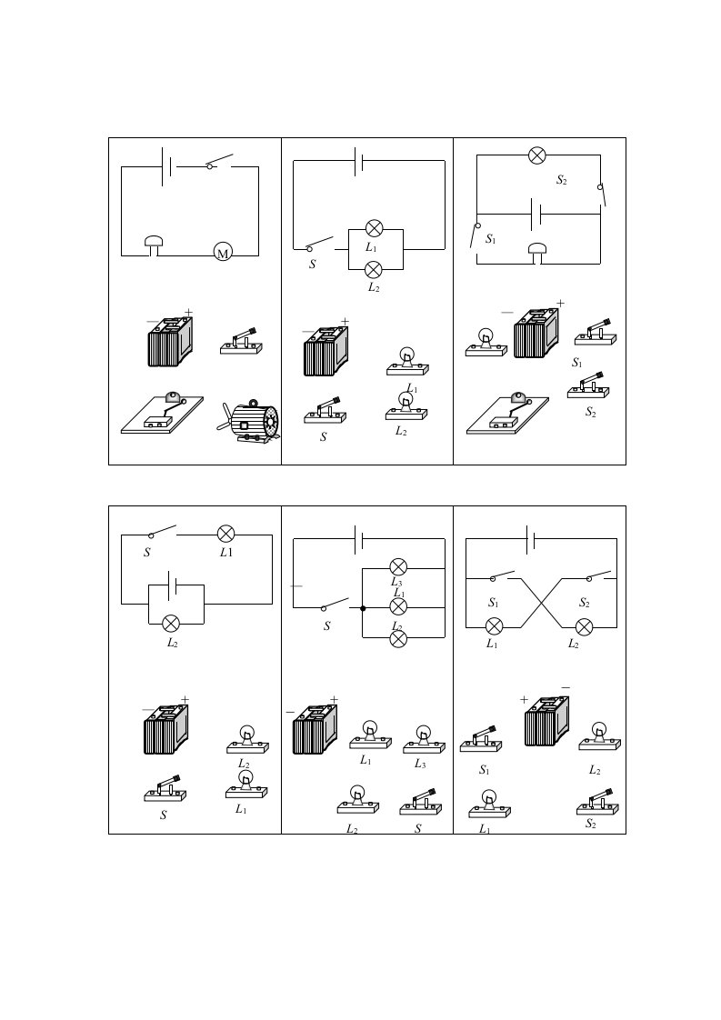 中考物理专题复习：电路图-实物图