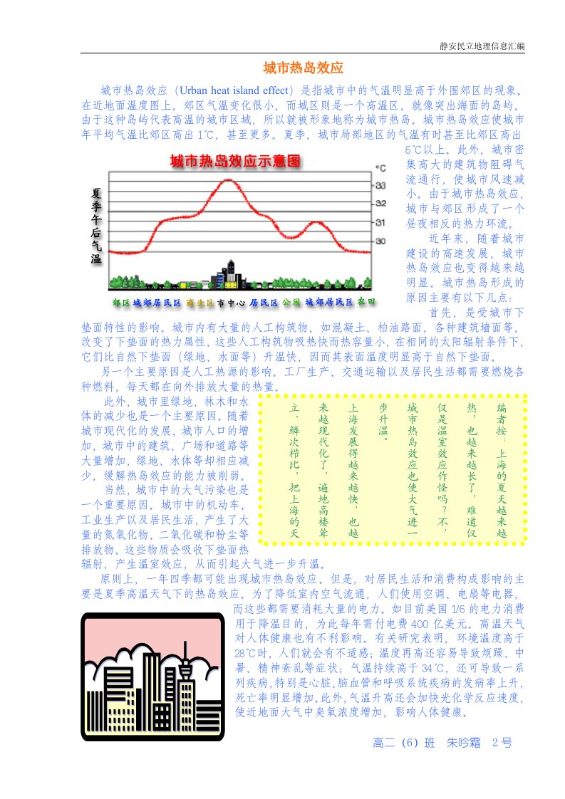 城市热岛效应