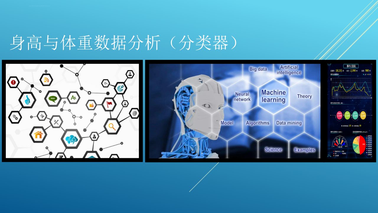 Python与机器学习身高与体重数据分析分类器Ippt课件