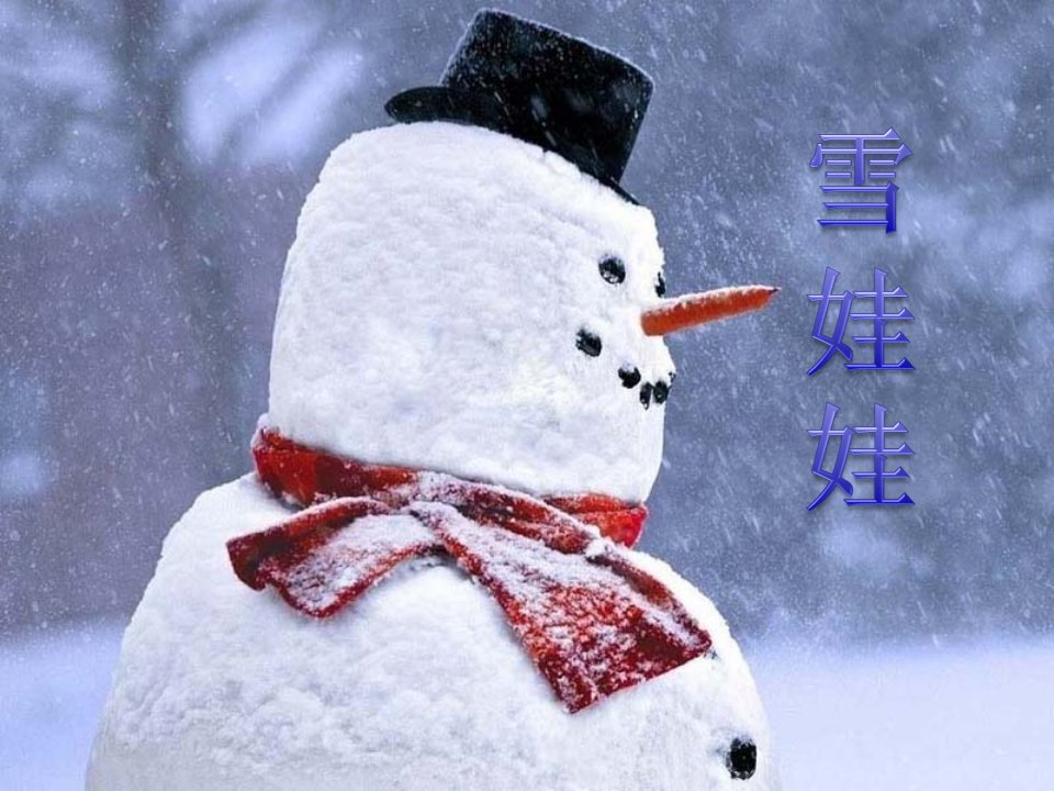 《雪娃娃》课件