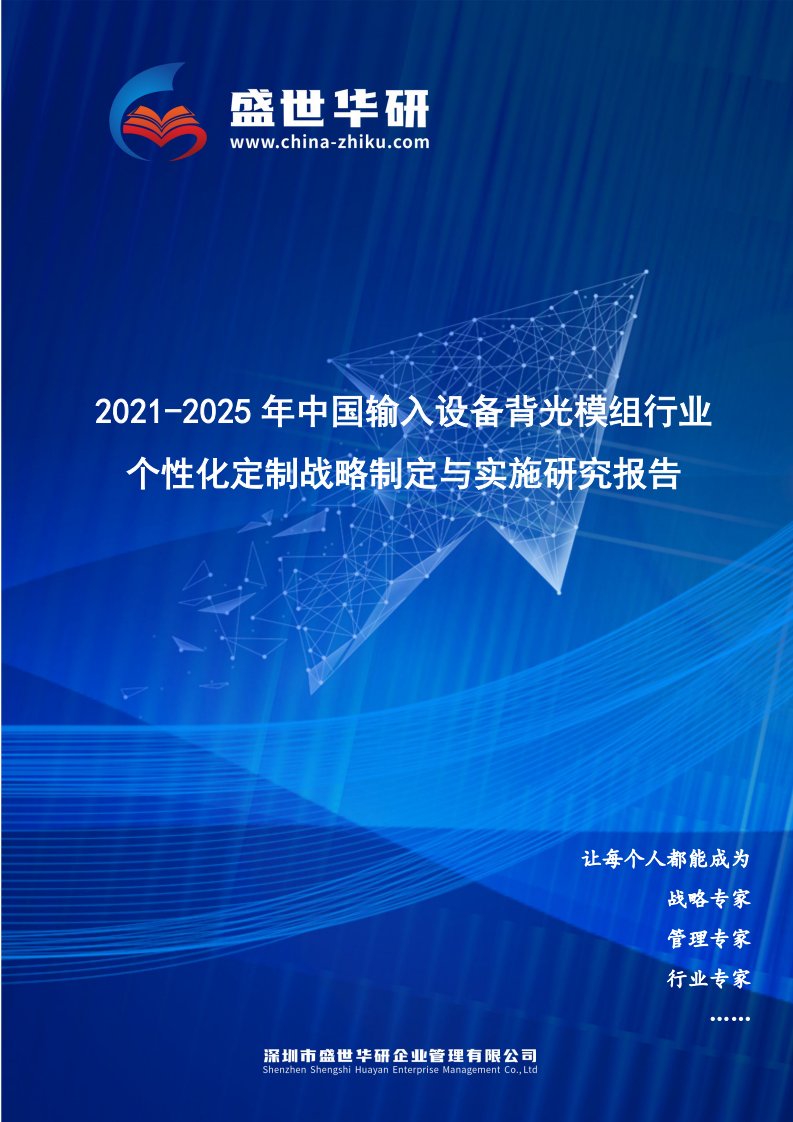 2021-2025年中国输入设备背光模组行业个性化定制战略制定与实施研究报告