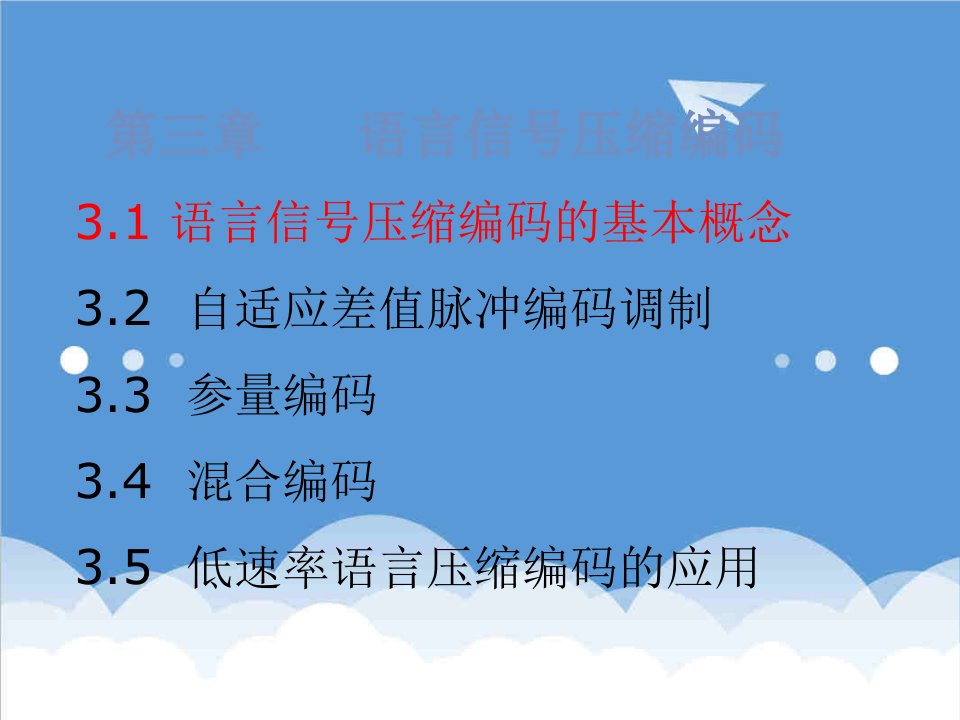 通信行业-数字通信原理第3章