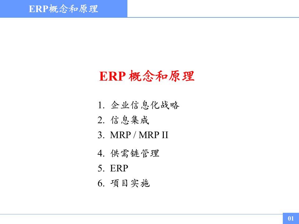 企业资源计划-ERP概念和原理.ppt