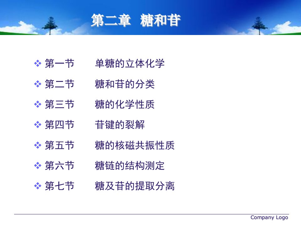 最新天然药物化学糖和苷ppt课件