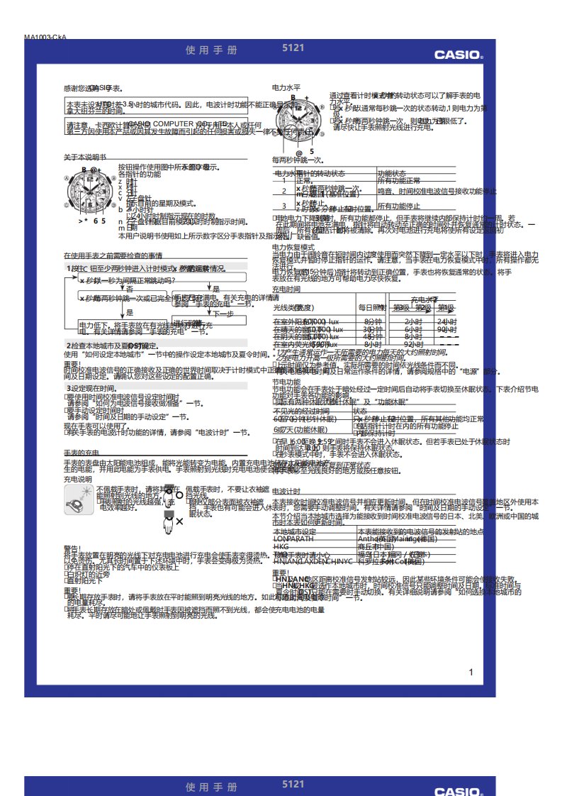 卡西欧手表GW3000