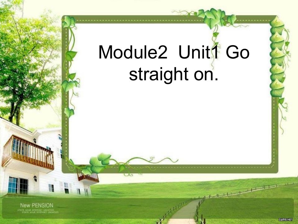 外研社小学英语三年级起点四年级上册Module2Unit1