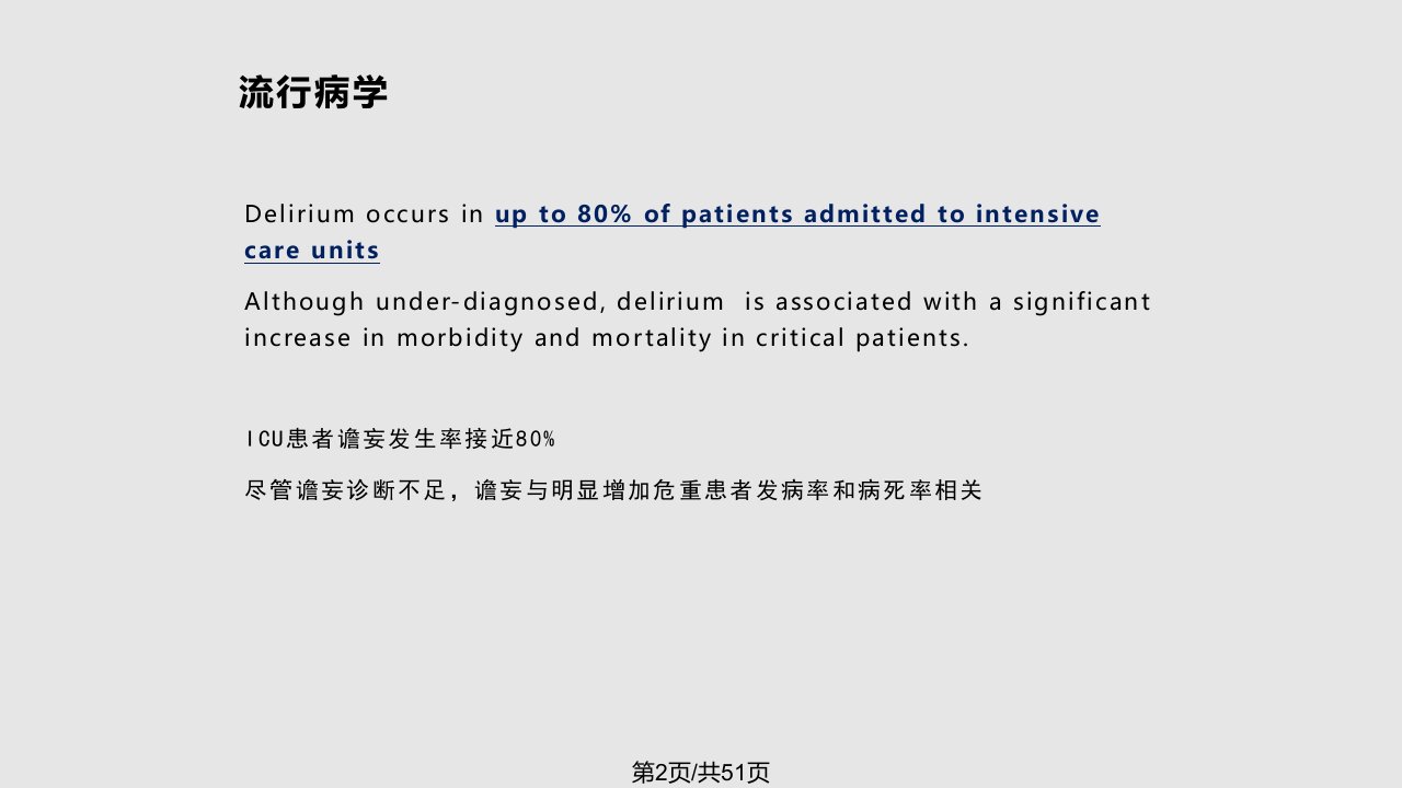 ICU谵妄学习教程