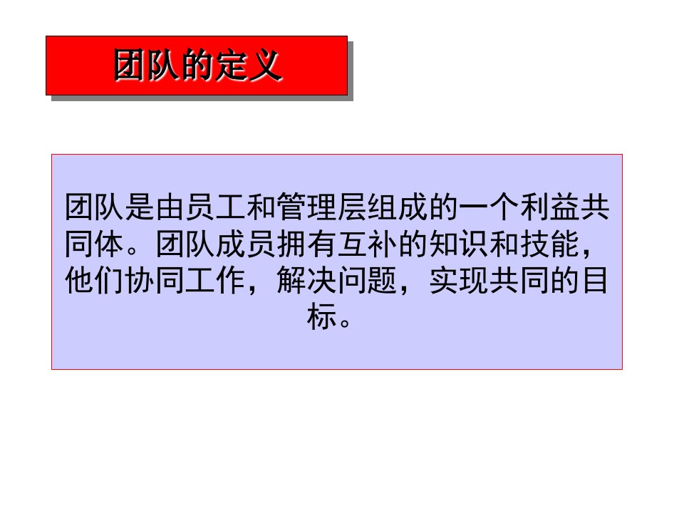 团队建设模版课件