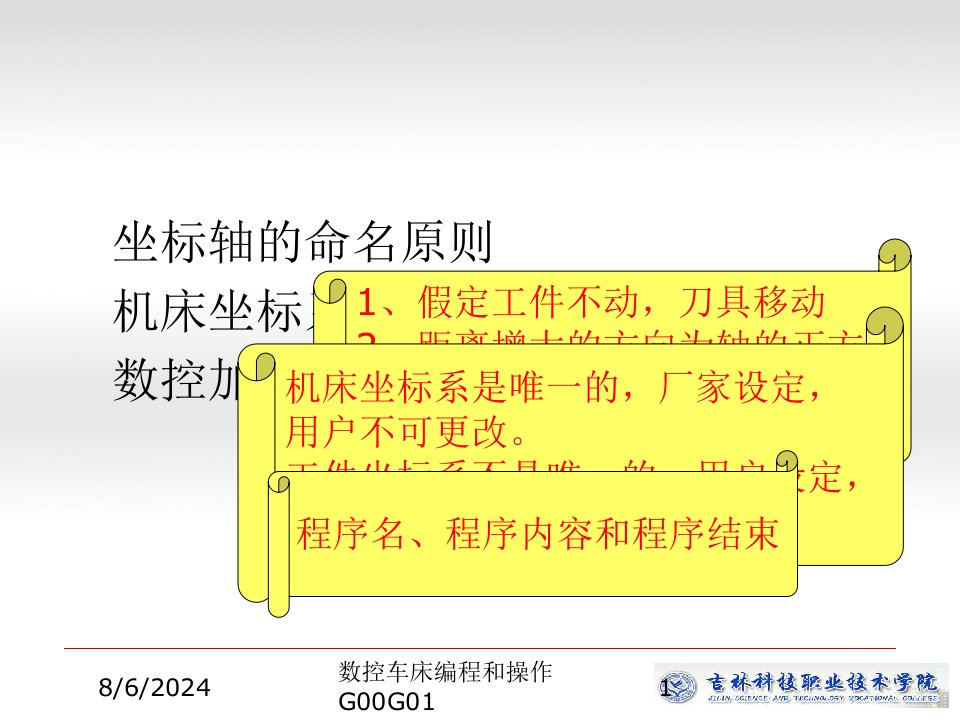 2021年度数控车床编程和操作G00G01讲义