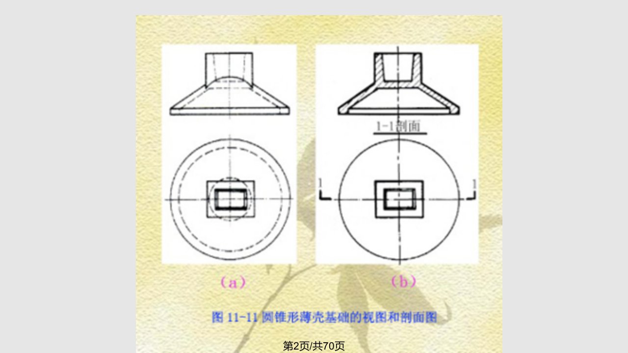 建筑形体表达方法剖面断面上课