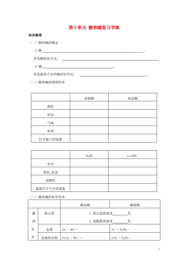 四川省宜宾县双龙镇初级中学九年级化学下册