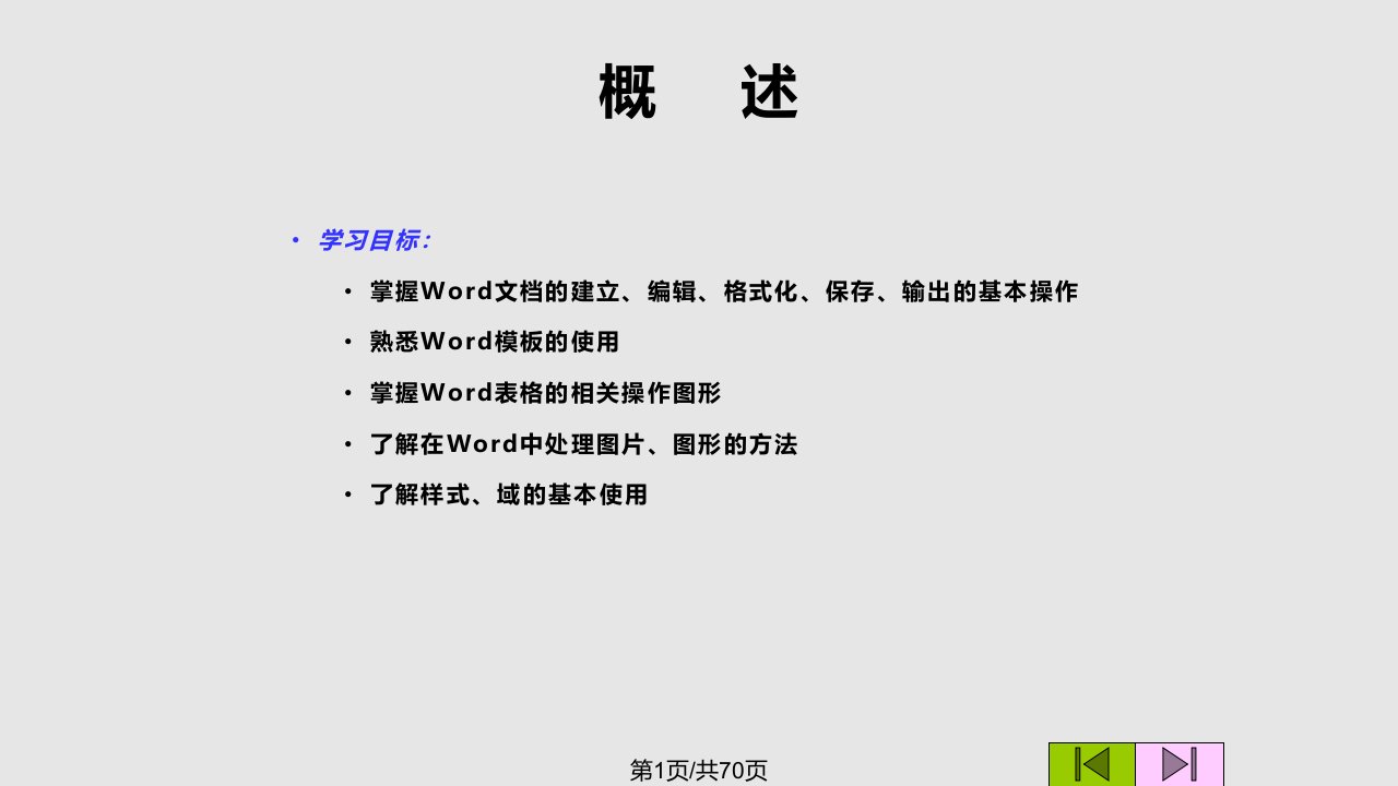 word基础教程教学PPT课件