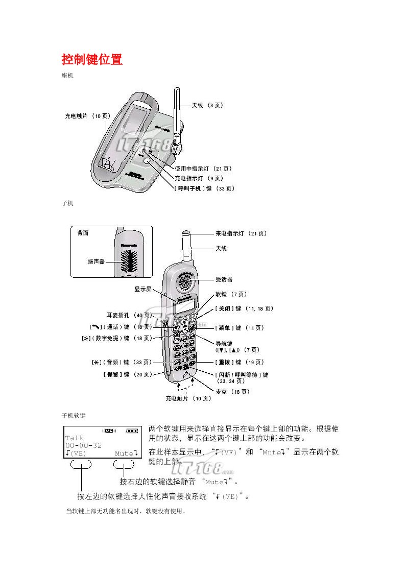 松下座机电话说明书