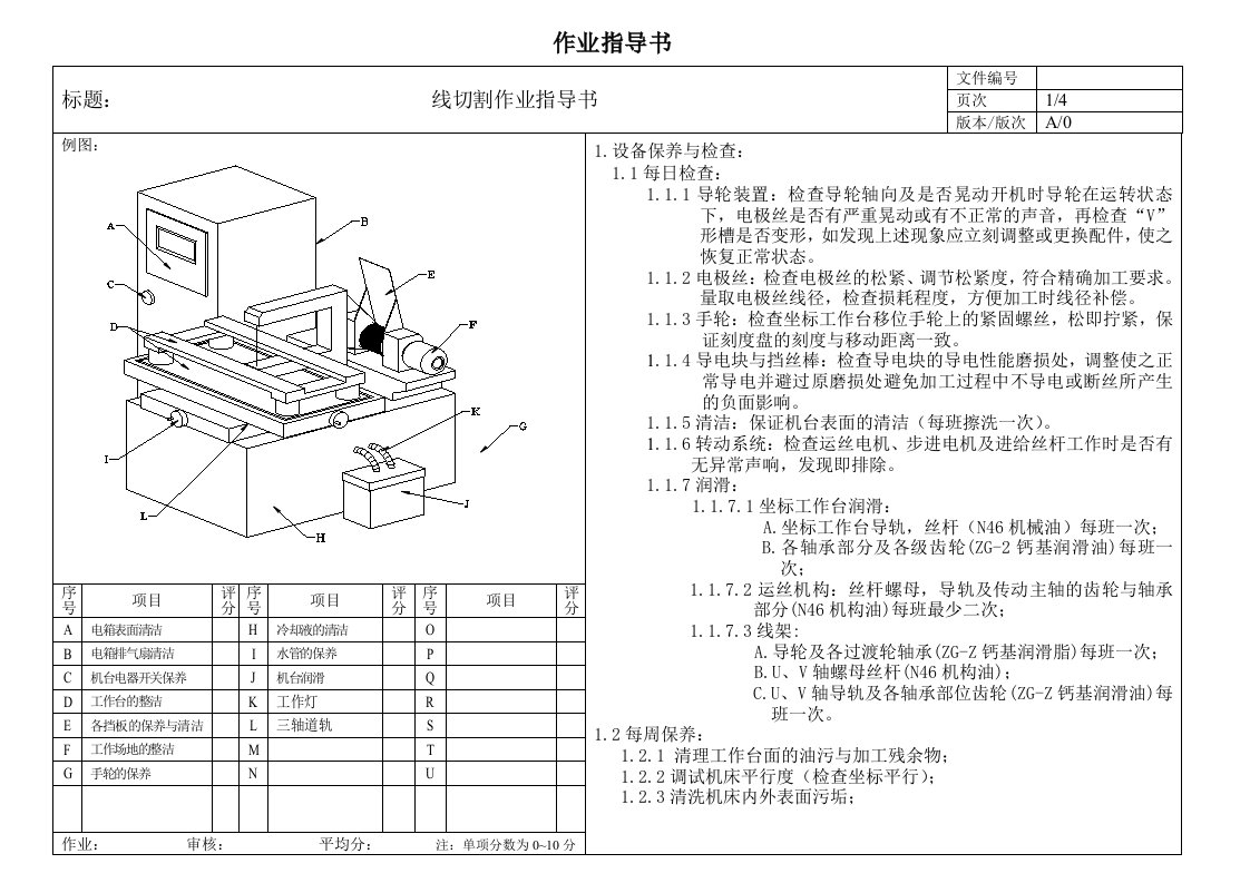 线切割作业指导书1