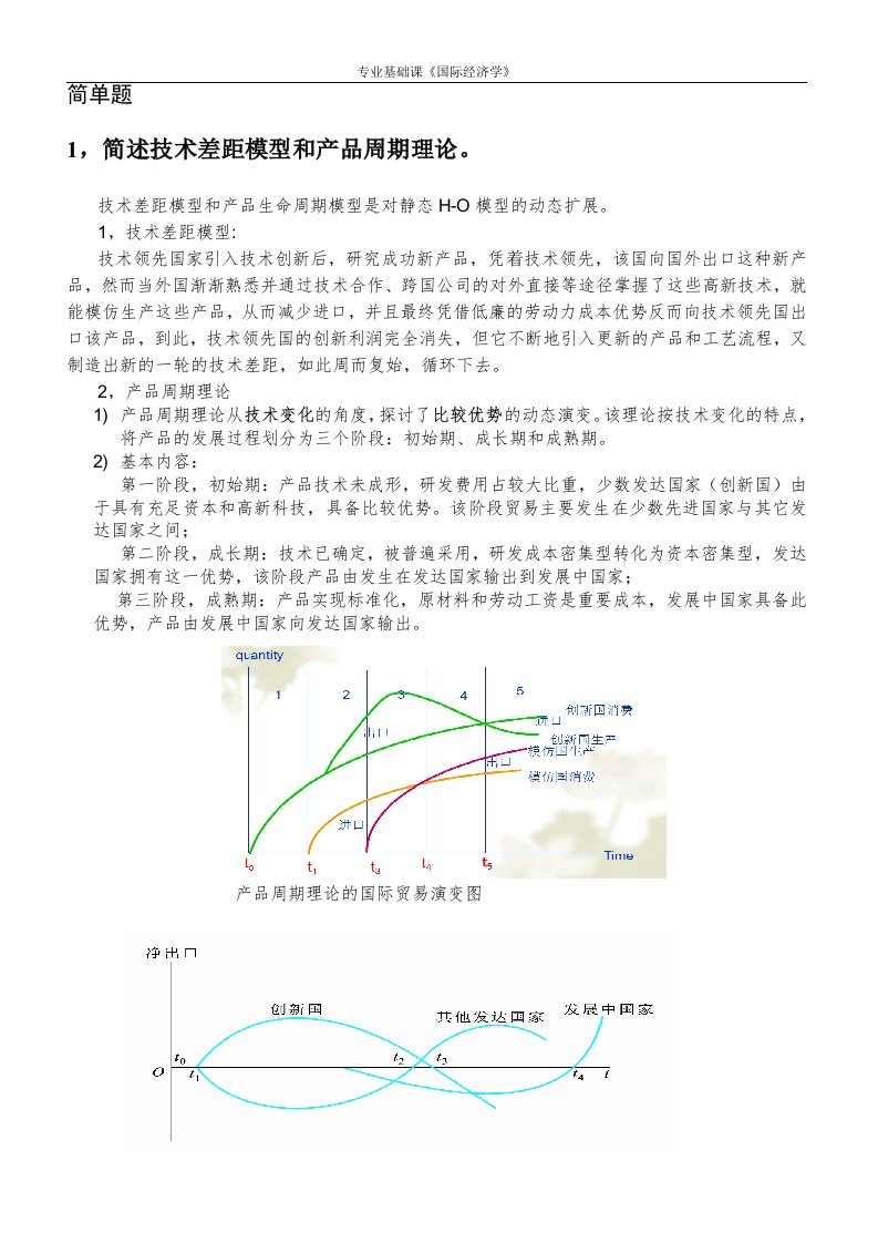 社科参考资料院《国际经济学》院考题库