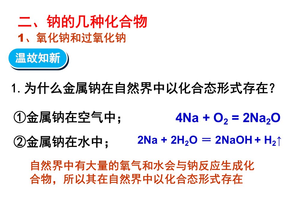 人教版新教材钠及其化合物精品课件