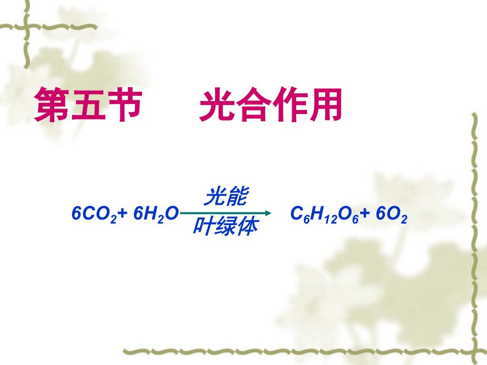 设计试验验证植物光合作用需要CO2材料用具课件