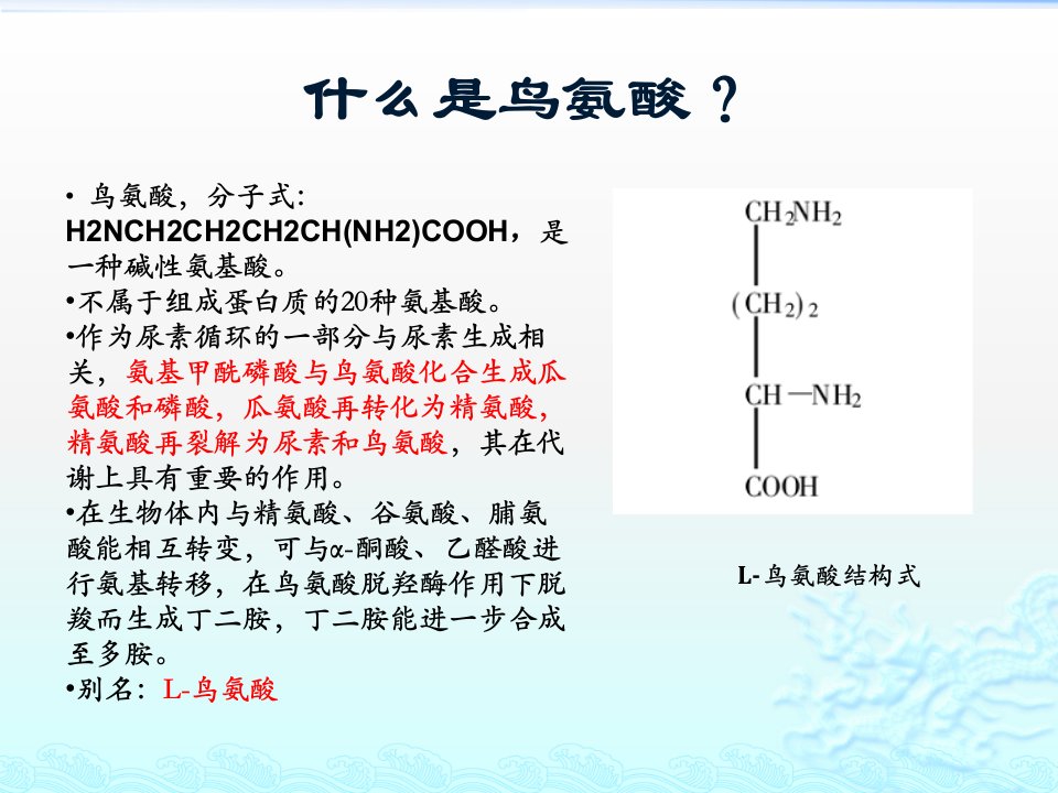 鸟氨酸生物合成过程及其调控方式