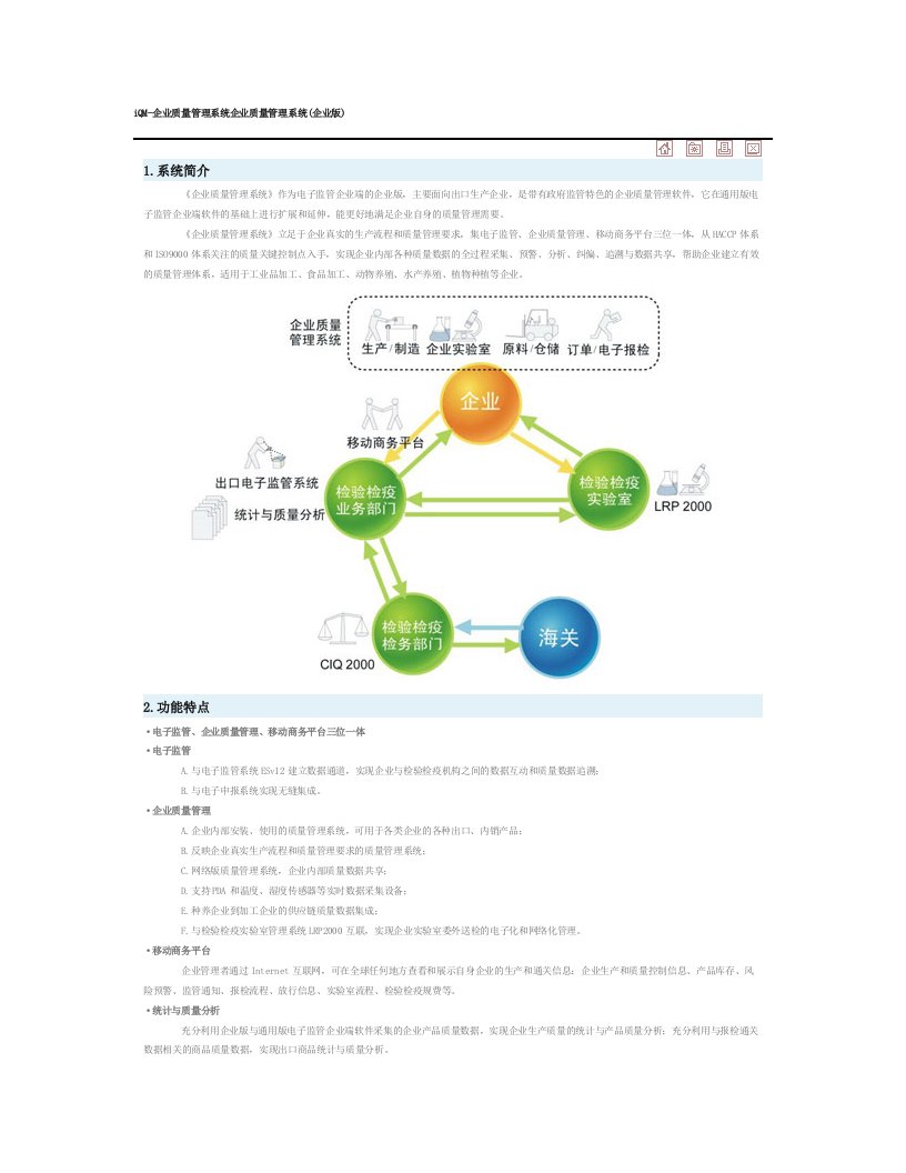 企业质量管理系统