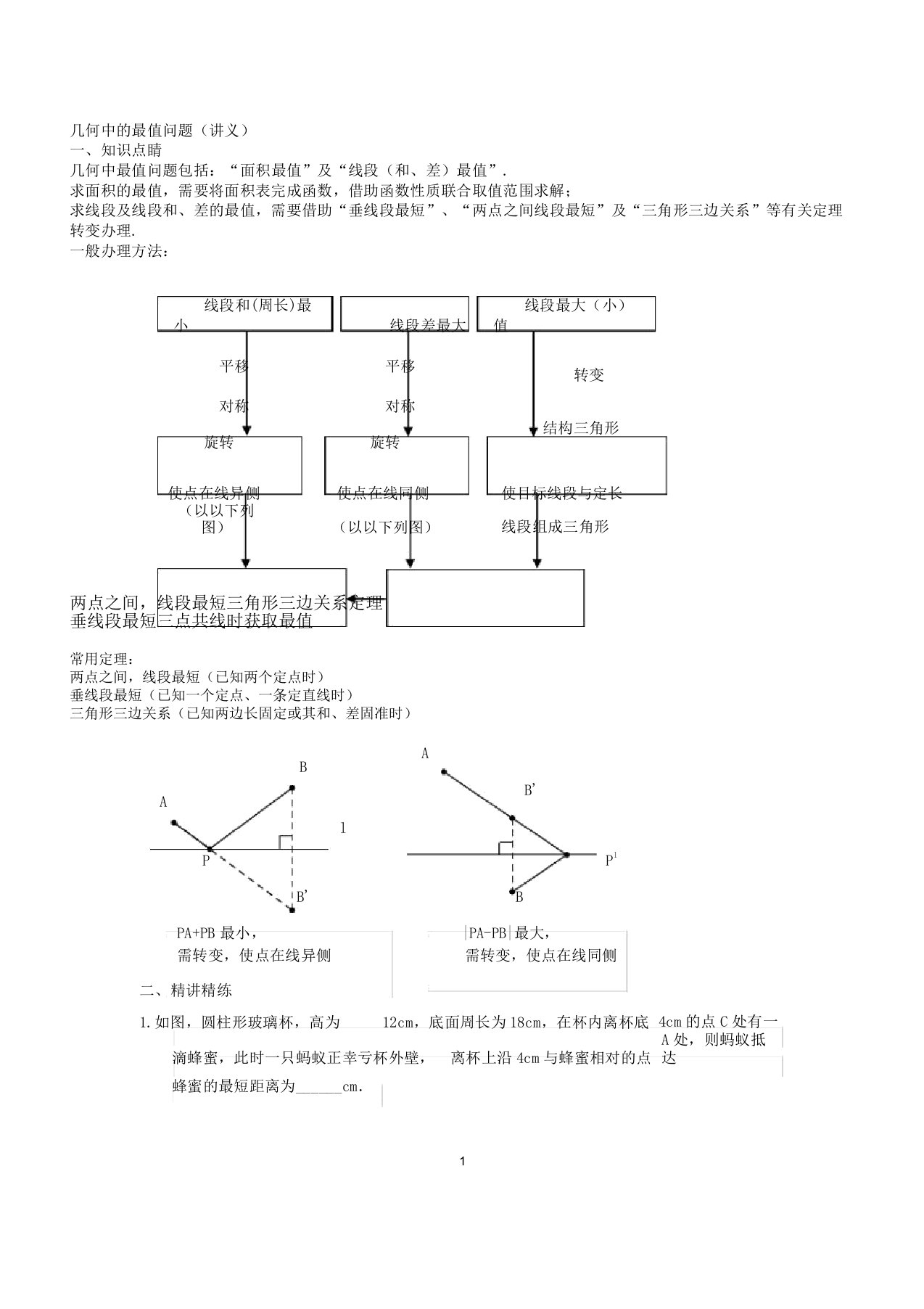 几何中最值问题