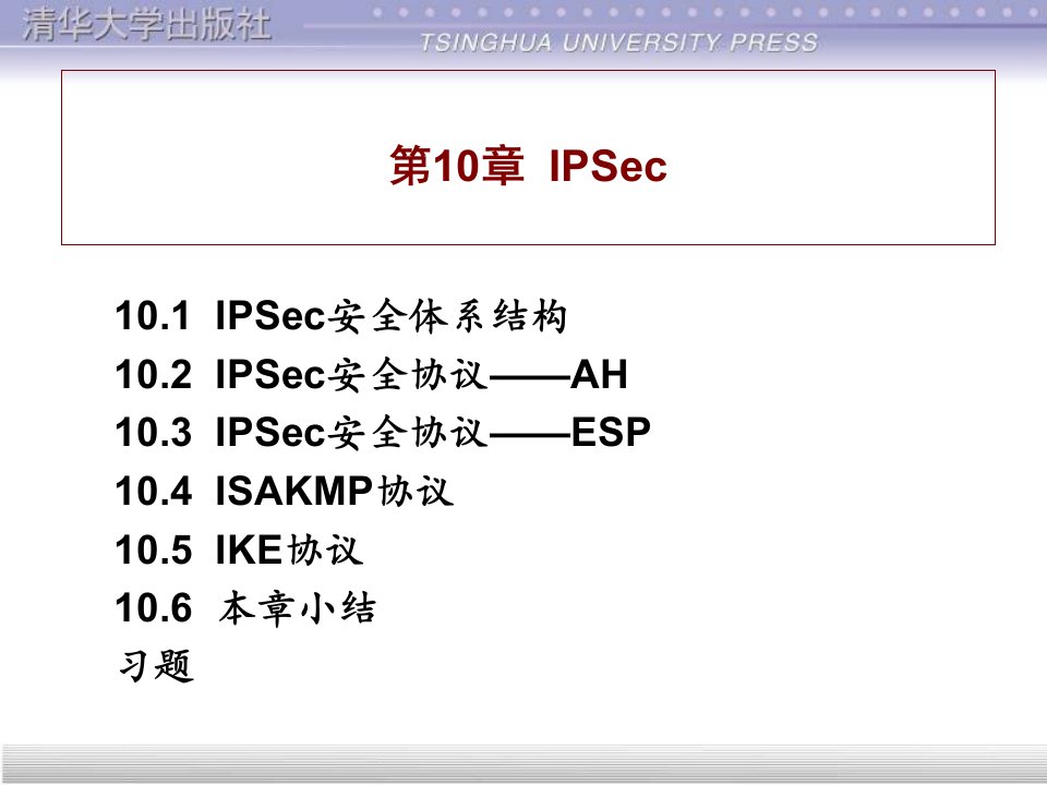 计算机网络安全基础-第10章