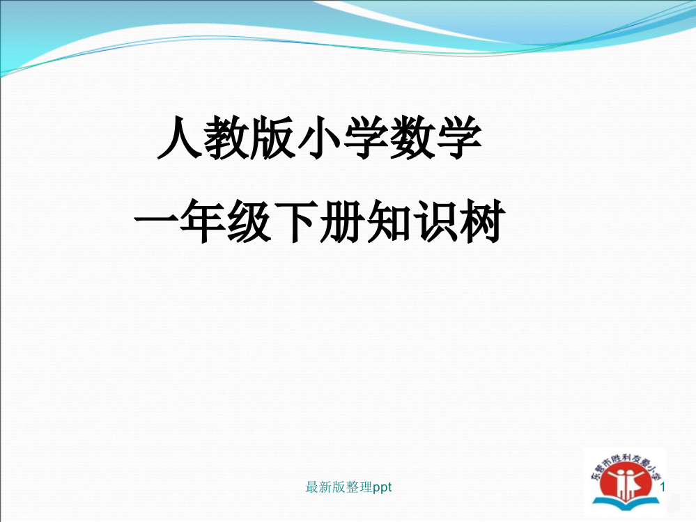 一年级下册数学知识树ppt课件