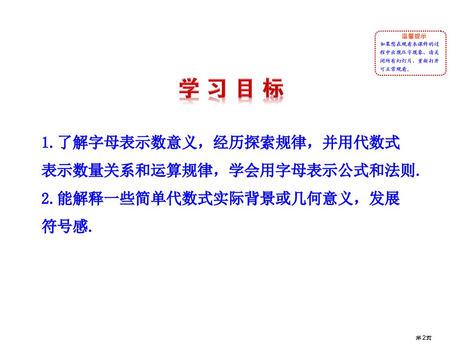 七年级数学上册华师大版用字母表示数代数式市公开课一等奖省优质课获奖课件