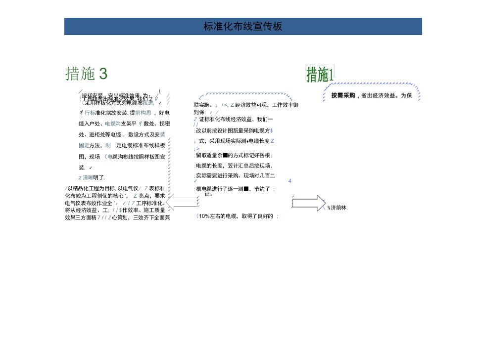 电气标准化布线样板