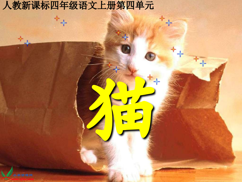 人教新课标四年级语文上册-猫课件