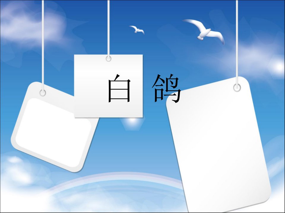 《白鸽》PPT课件2