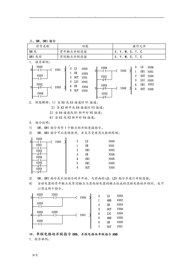 三菱PLC基础学习教程2