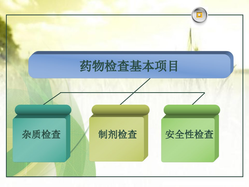 药物的杂质检查技术