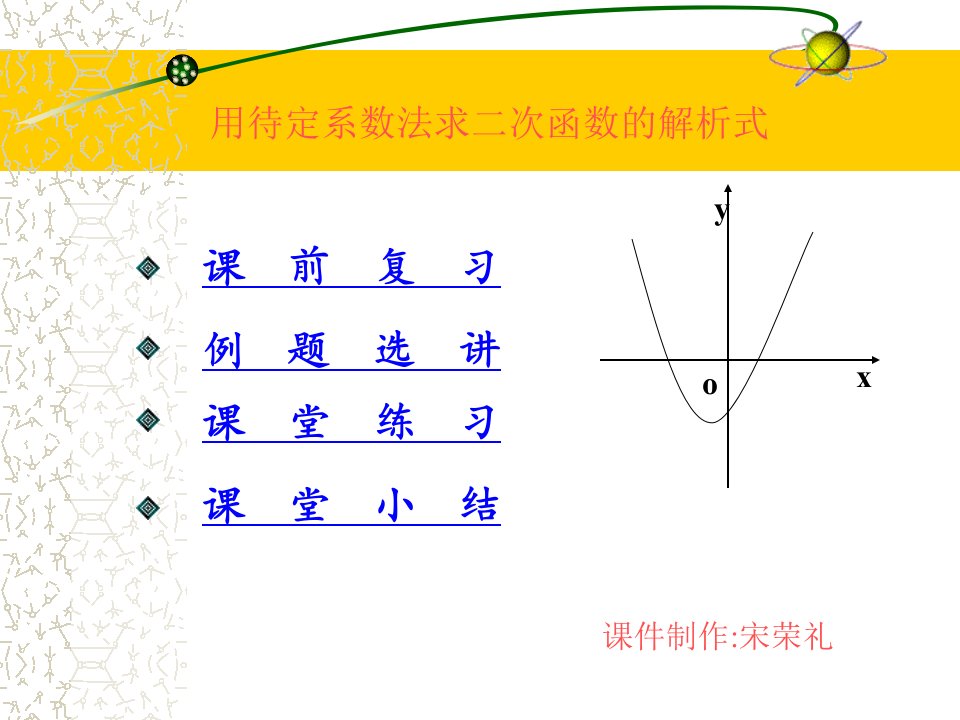 二次函数的解析式