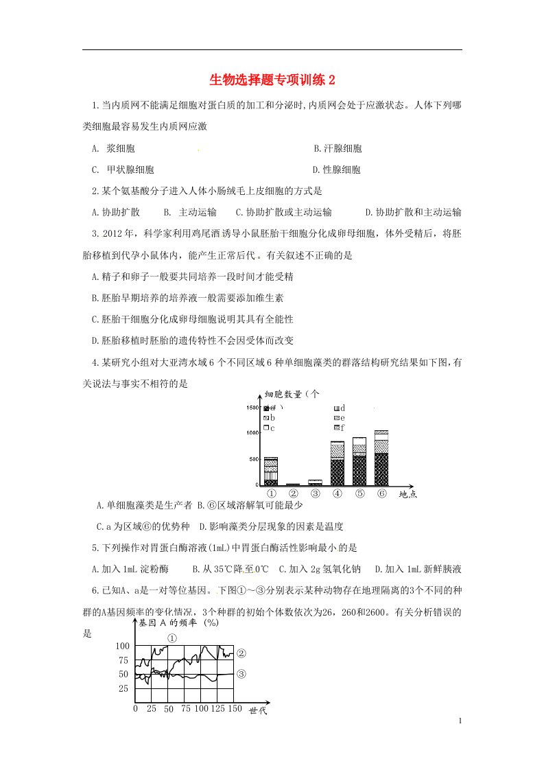 高中生物