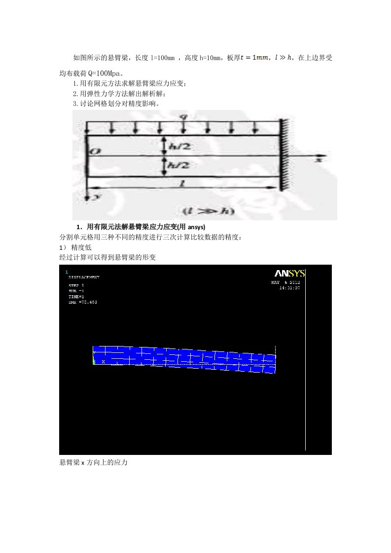 弹性力学(大作业)