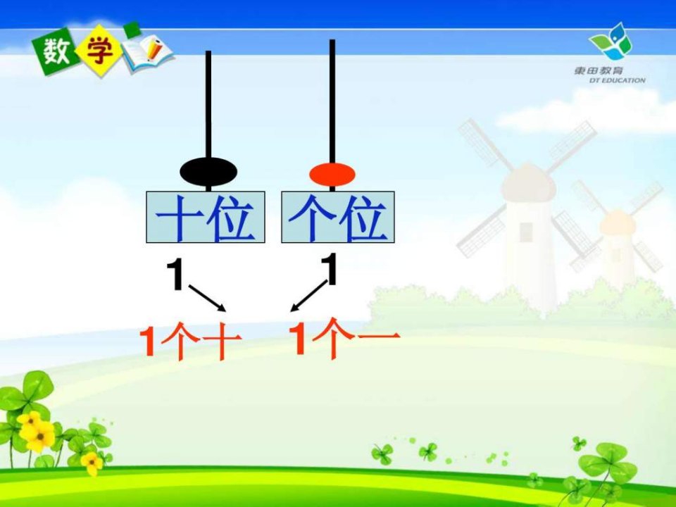 各数的认识认识个位十位ppt课件