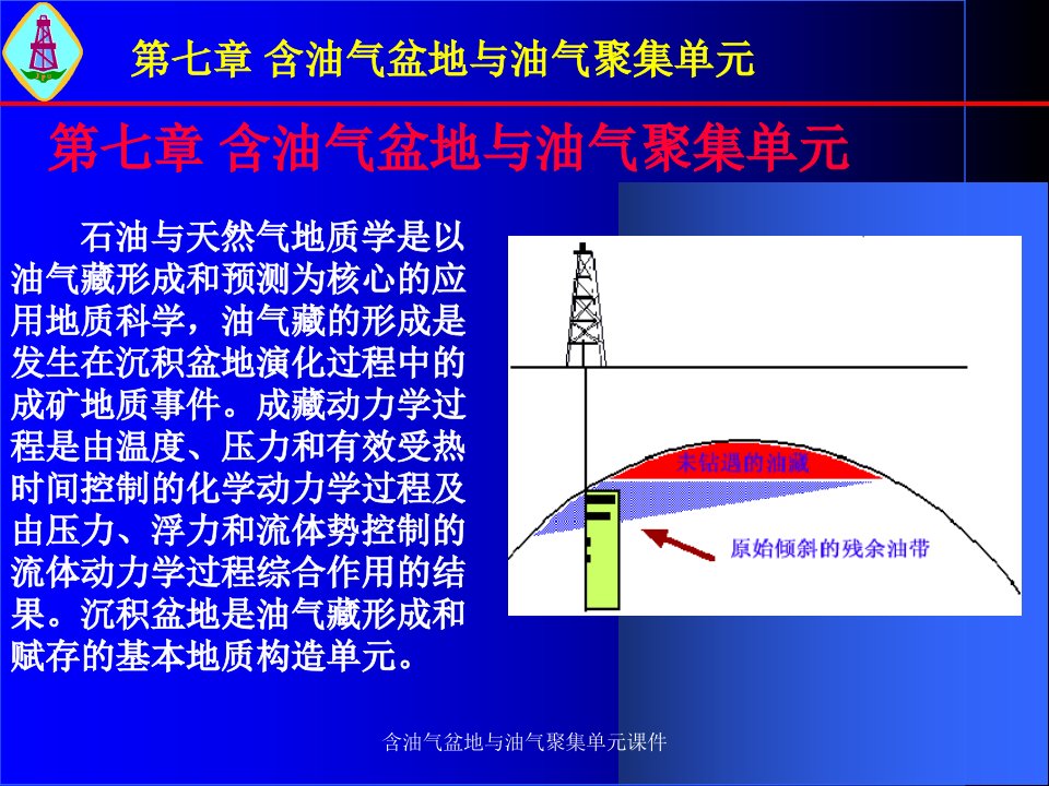 含油气盆地与油气聚集单元课件