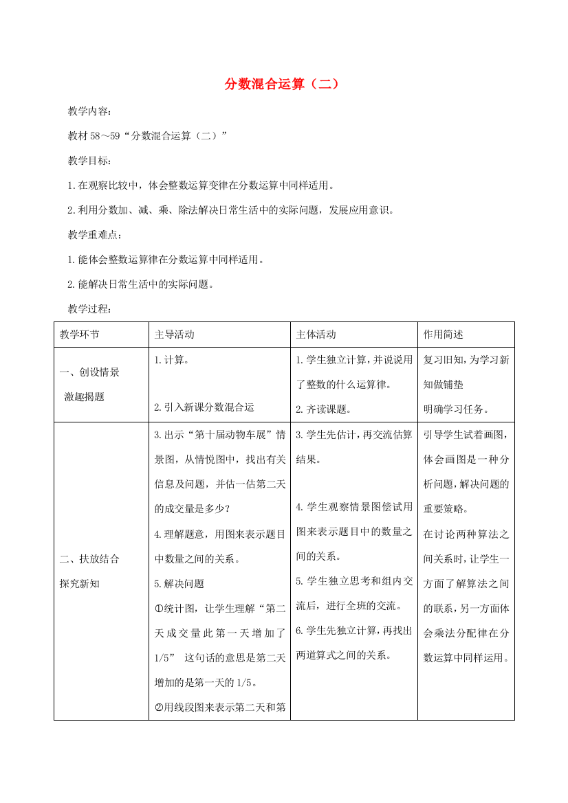 五年级数学下册