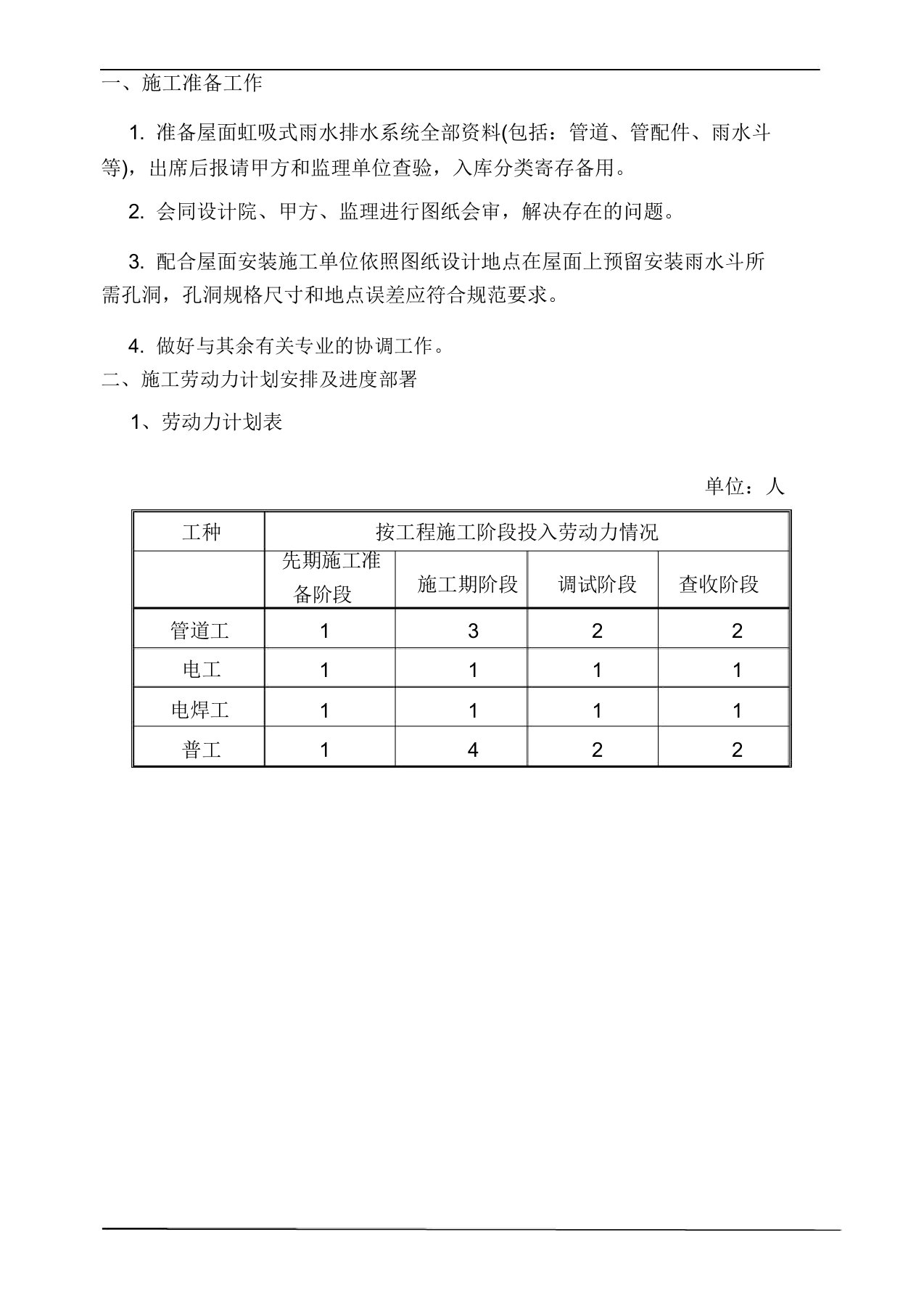 屋面虹吸雨水排水系统施工方案