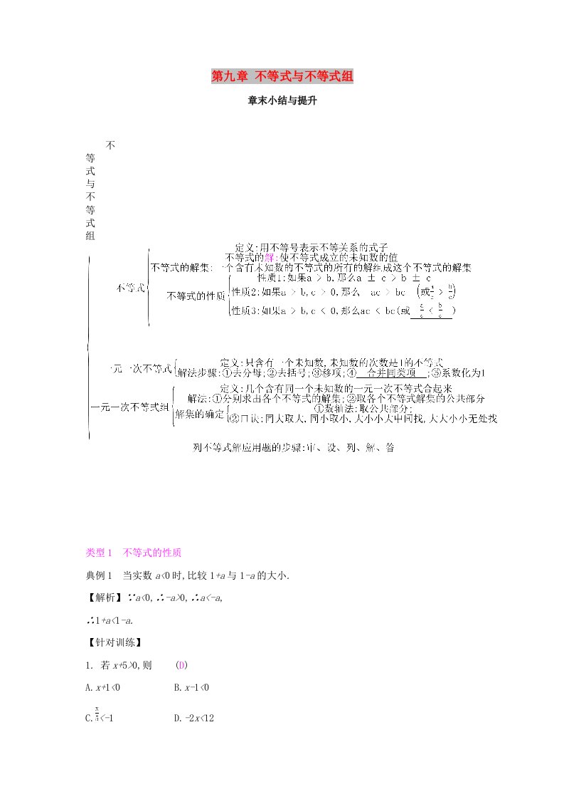 2019年春七年级数学下册