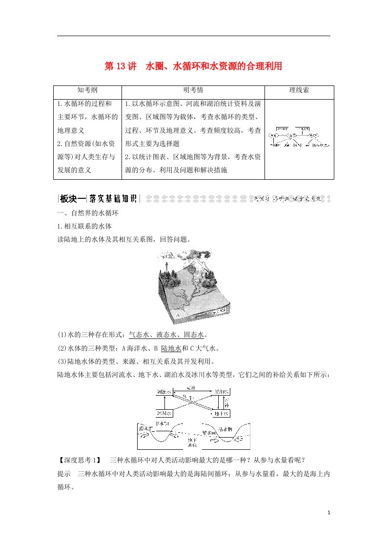 高考地理一轮复习