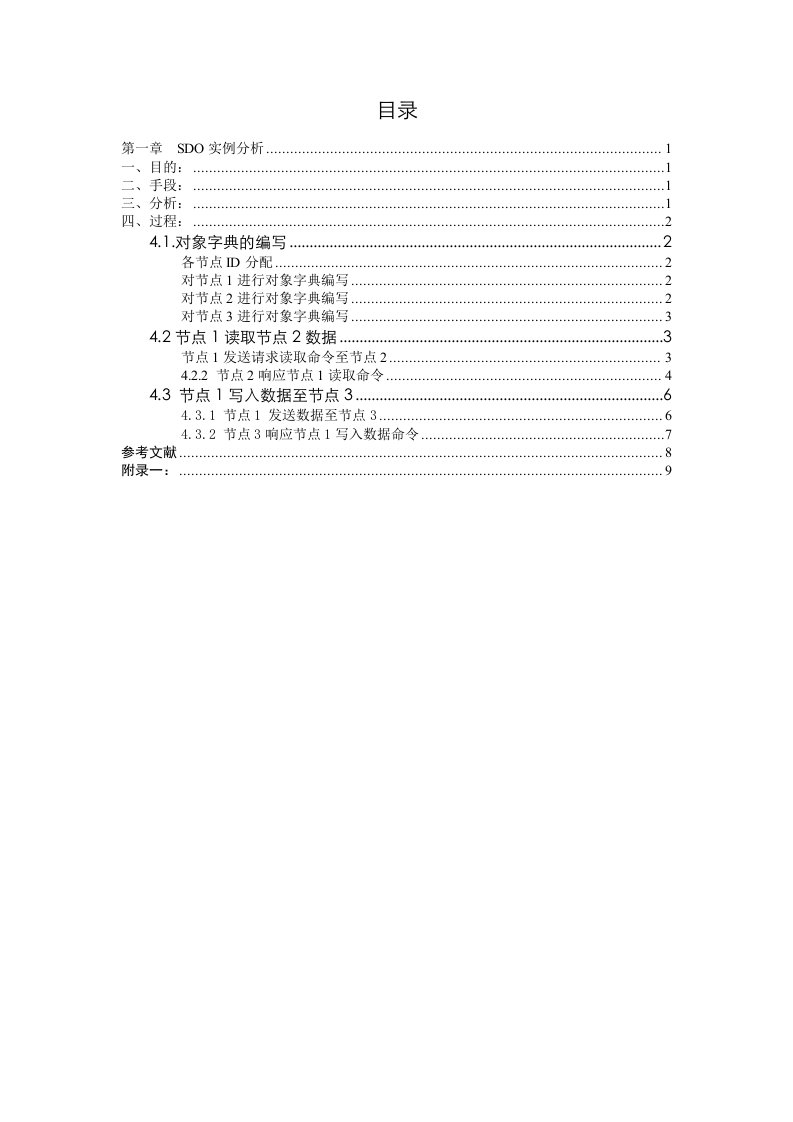 CANopen协议SDO部分基础知识实例介绍