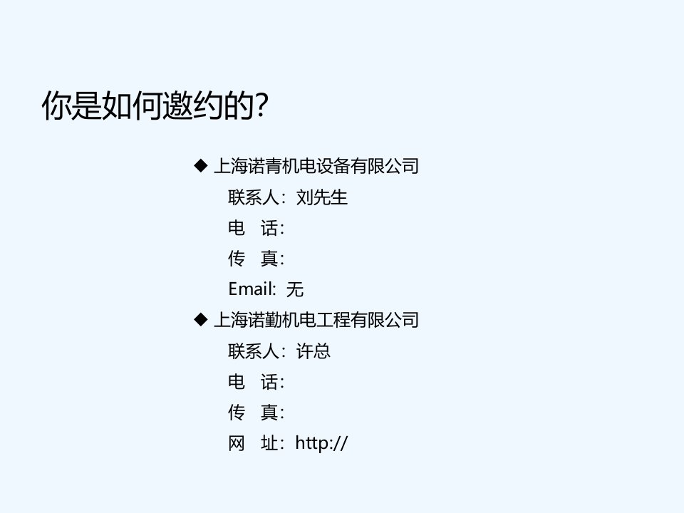 电话邀约技巧有效开场白1