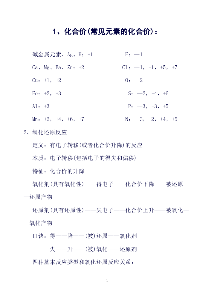 (完整word版)天津市化学会考知识点(良心出品必属精品)