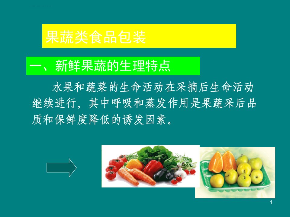 各类食品包装ppt课件