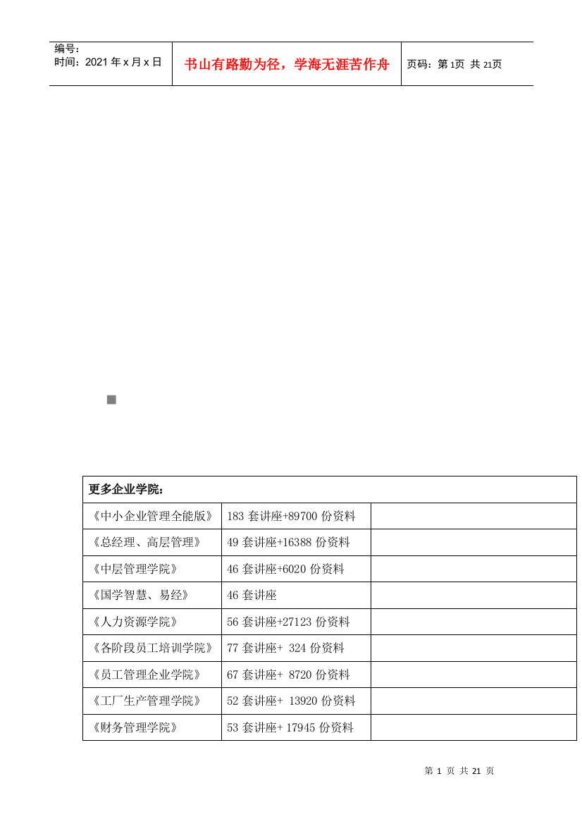 财务管理专业年度毕业论文工作