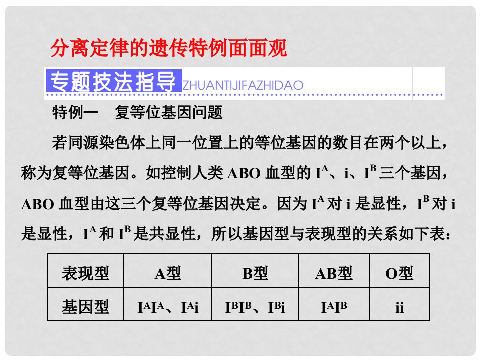 高三生物一轮复习